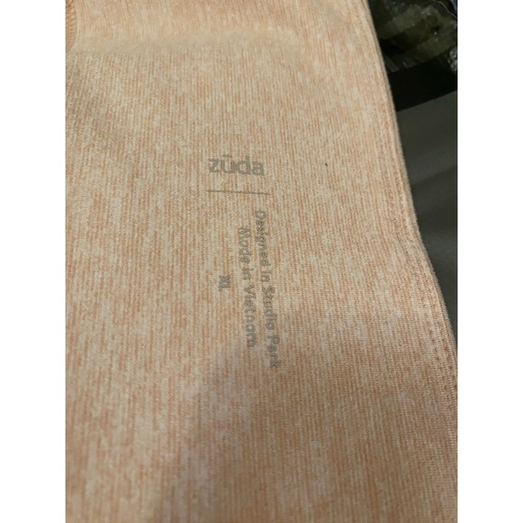 zuda Women's Z-Ultrasoft Legging with Seaming Detail Rose Tan XL - Picture 2 of 7